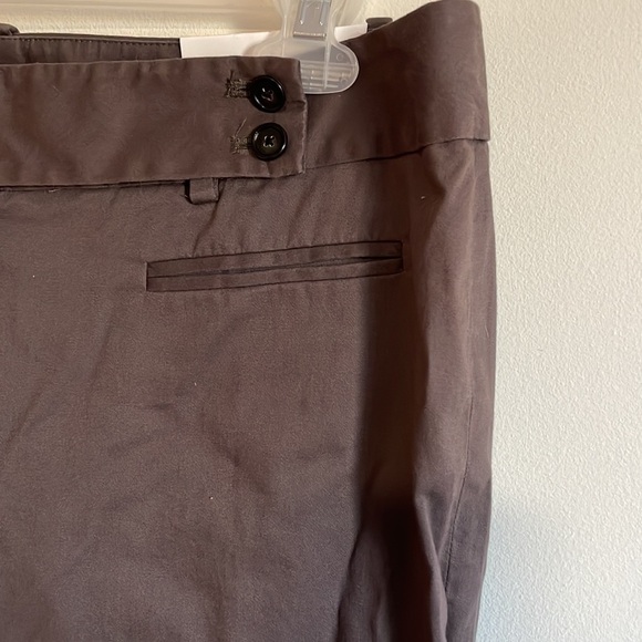 NWT Loft Marisa Modern Pants 6 Low Waist Gray Trouser Boot Cut Stretch BUsiness - Picture 4 of 9